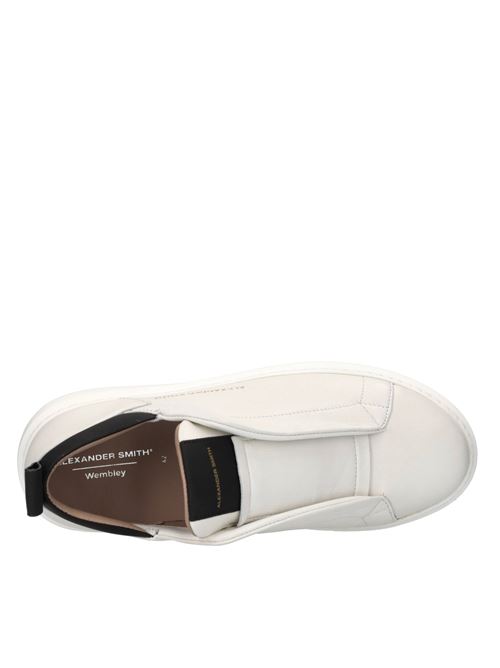  ALEXANDER SMITH | WEMBLEY SLIP-ON MAN WLM 2382BIANCO-NERO